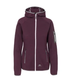 Trespass Womens/Ladies Mona Lisa Hooded Fleece (Potent Purple Marl)