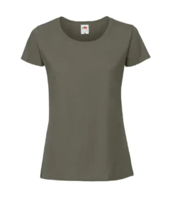 Fruit Of The Loom Womens/Ladies Ringspun Premium T-Shirt (Deep Green)