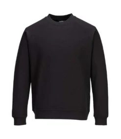 Portwest Womens/Ladies Raglan Sweatshirt (Black)