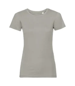 Russell Womens/Ladies Organic Short-Sleeved T-Shirt (Stone)
