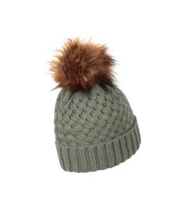 Mountain Warehouse Womens/Ladies Lisbon Pom Pom Borg Lined Beanie (Green) 6 Mountain Warehouse Womens/Ladies Lisbon Pom Pom Borg Lined Beanie (Green) -Featured Women's Clothing Stores E892F467F532ED9A3851754893A24DB3E1776D80F13103ADE952CBE0DCB3D81F