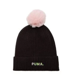 Puma Womens/Ladies Shift Beanie (Black/Rose Pink)