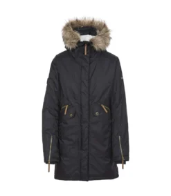 Trespass Womens/Ladies Eternally Waterproof Parka Jacket (Black)
