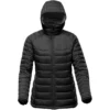 Stormtech Womens/Ladies Stavanger Thermal Padded Jacket (Black/Graphite)