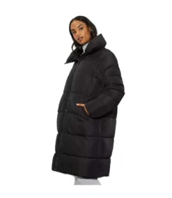 Dorothy Perkins Womens/Ladies Oversized Longline Padded Jacket (Black)