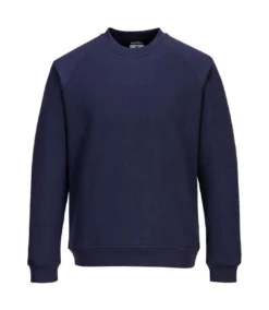 Portwest Womens/Ladies Raglan Sweatshirt (Navy)