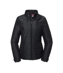 Russell Womens/Ladies Cross Padded Jacket (Black)