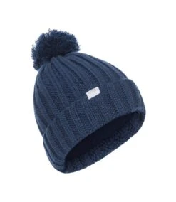 Trespass Womens/Ladies Alisha Winter Pom Pom Hat (Indigo)