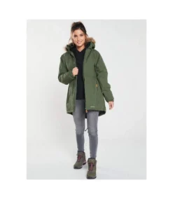 Trespass Womens/Ladies Celebrity Insulated Longer Length Parka Jacket (Moss) -Featured Women's Clothing Stores F73F2E80BB94A9C948C08ACFC1BF35E659D9889DA964266EEB9C8BB3DD530954