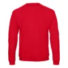 B&C Adults Unisex ID. 202 50/50 Sweatshirt (Red)