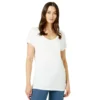 Maine Womens/Ladies Slouch T-Shirt (White)