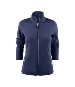 Printer RED Womens/Ladies Powerslide Zipped Sweat Jacket (Navy)