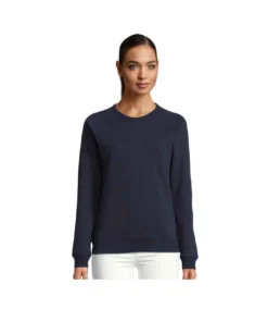 NEOBLU Womens/Ladies Nelson French Terry Sweatshirt (Night Blue) -Featured Women's Clothing Stores FFA32D1C00BEF8825C6290264B34FD48E3B638817FE4AA8AB859F0EA4A95D9A2