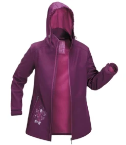 Women's Plum Fleece-Lined Softshell Jacket -Featured Women's Clothing Stores ab4cfe4123c1de7c663fd58f92ad7cfc