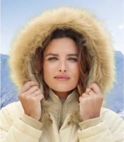 Women's Beige Padded Jacket -Featured Women's Clothing Stores b38f02d60095c94fcc2a77bf80271869