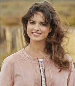 Women's Pink Faux Suede Jacket -Featured Women's Clothing Stores b43a16c858de9daeb0b7fd2f022ff6e4