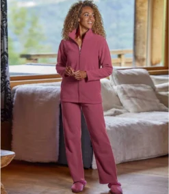 Women's Fleece Lounge Pants - Pink -Featured Women's Clothing Stores dfabc237f9c5ed54d136f199141b6592
