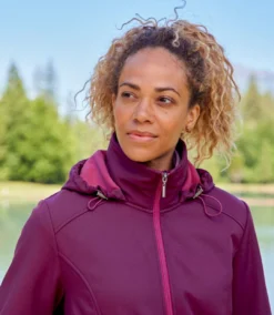 Women's Plum Fleece-Lined Softshell Jacket -Featured Women's Clothing Stores e15280145f69f1c1346c4af1f842acba