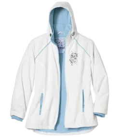 Women's White Fleece-Lined Ski Jacket -Featured Women's Clothing Stores f37f2b88a13d355a4e54d5b57f8376a1
