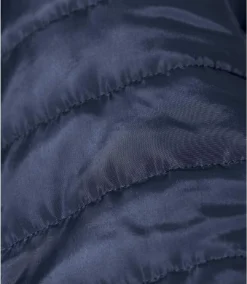 Women's Navy Padded Winter Jacket - Water-Repellent - Faux-Fur Hood -Featured Women's Clothing Stores ff044b43da5c4053727930d956cbe30d