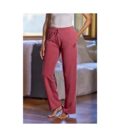 Women's Fleece Lounge Pants - Pink